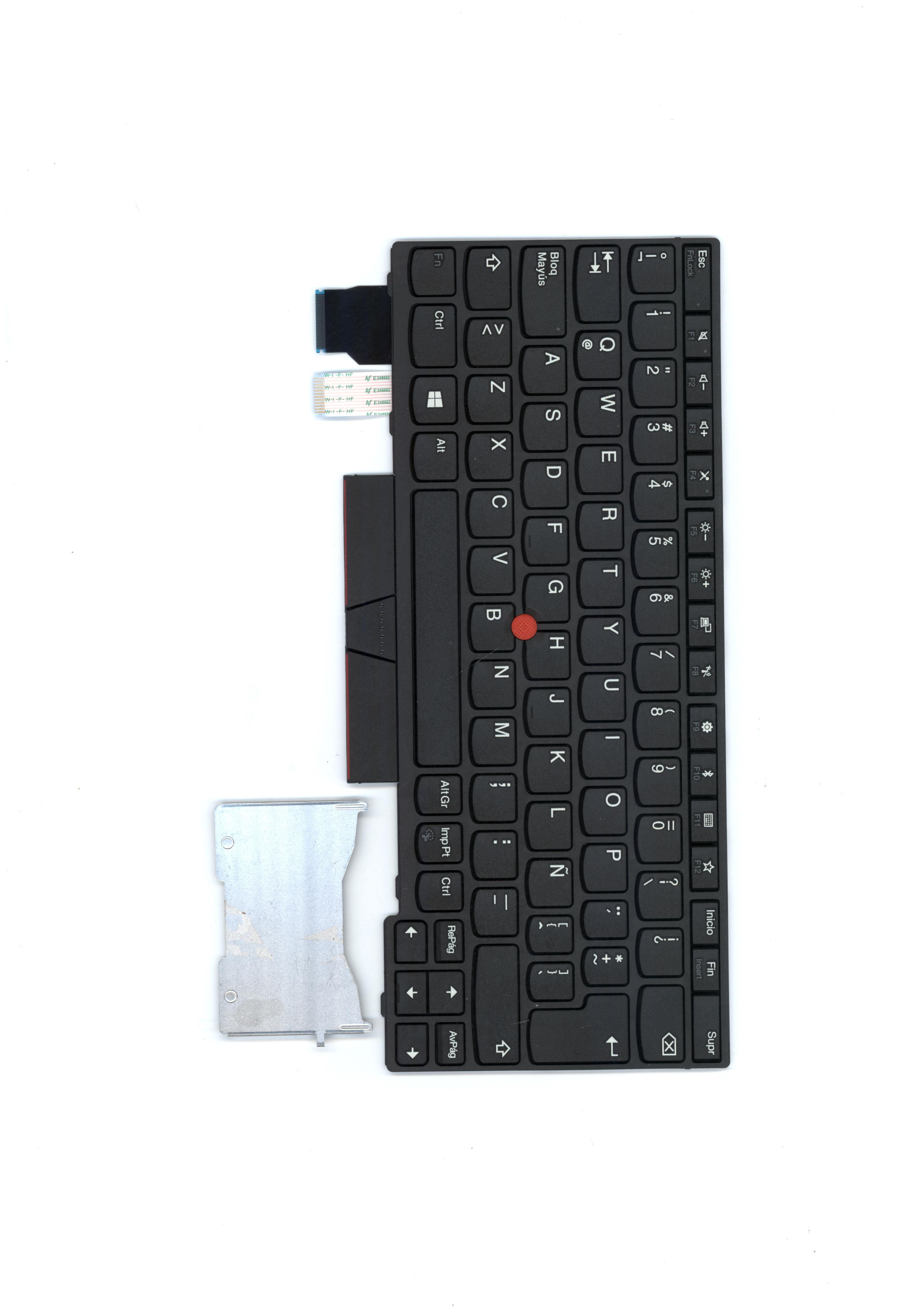Teclado Keyboard en Idioma Español para Computadora Portatil Lenovo Thinkpad X390 FRU: 01YP003